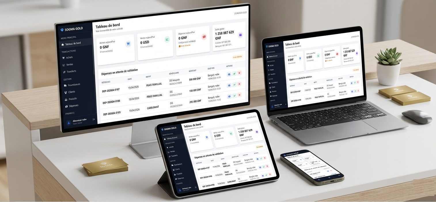 APPLICATION DE GESTION SOGMA-GOLD